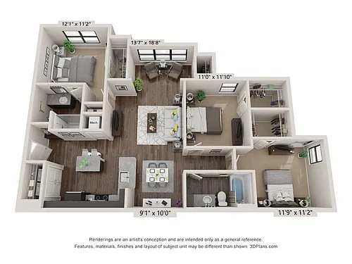 Floor plan C1 Flex