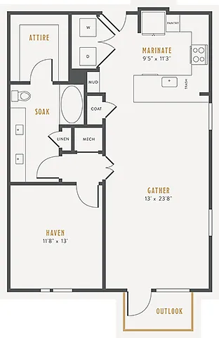 Floor plan A14