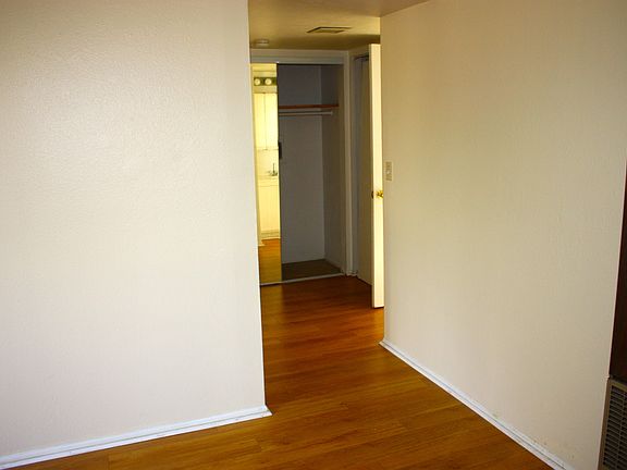 Hallway to bedroom and bathroom.