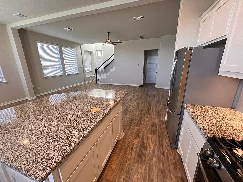 Kitchen looking towards living room