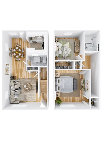 Floor plan Townhome