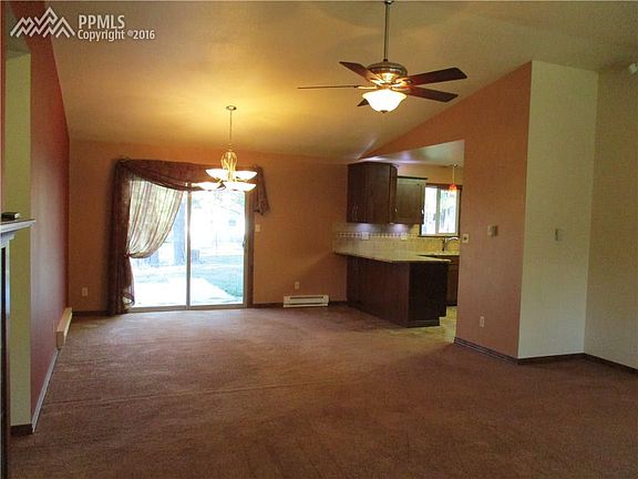 Semi Formal Dining Room walks out to patio