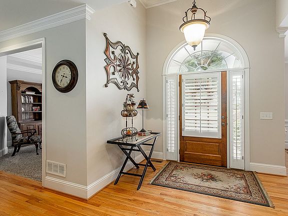 foyer with high ceilings