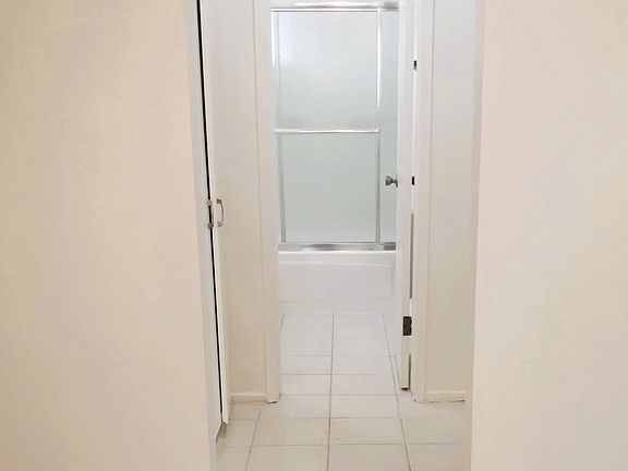 Hallway with ample storage