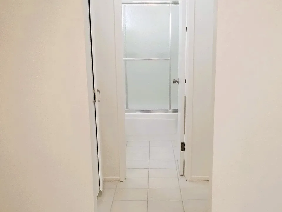 Hallway with ample storage