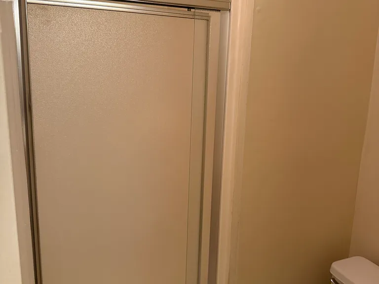 Primary bathroom, walk-in shower