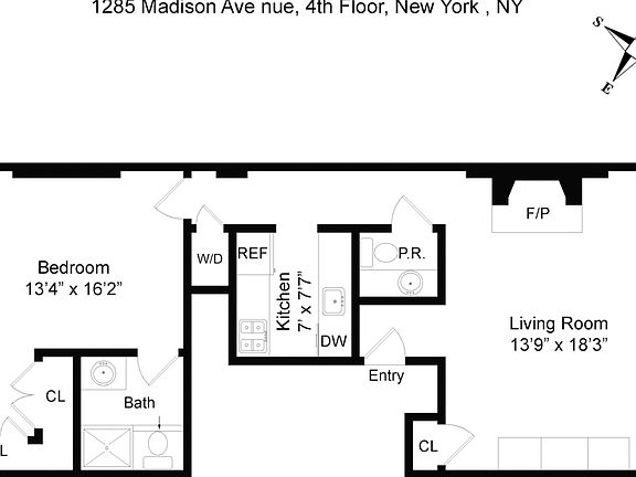 2nd image of 1285 Madison Ave APT 4