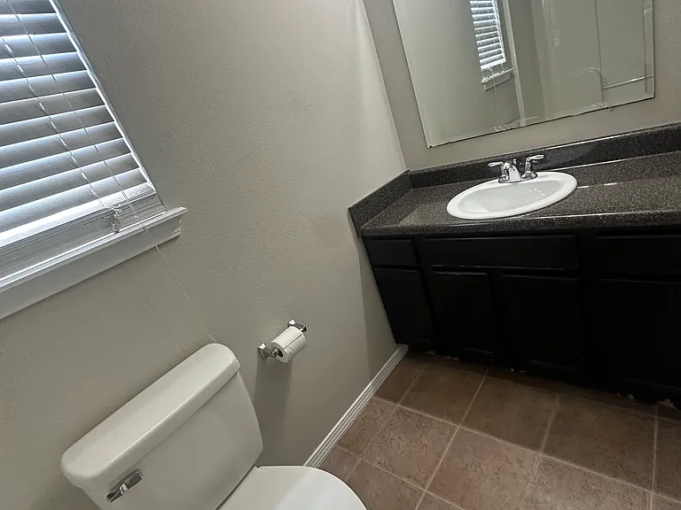 bathroom 2 with shower over tub
