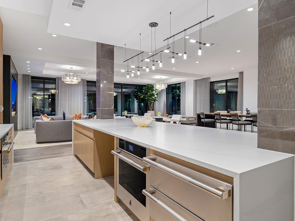 Resident lounge with entertaining kitchen