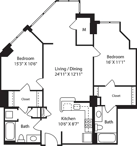 Floor plan Adams