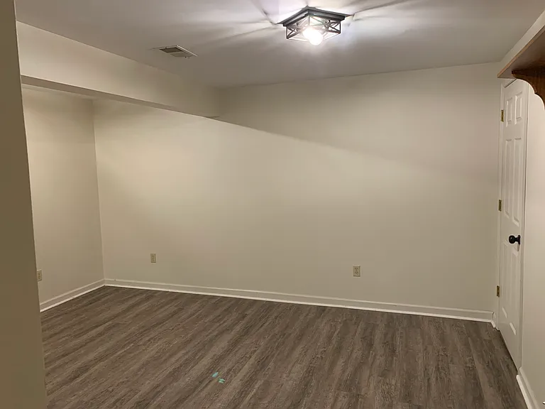 Bedroom in basement
