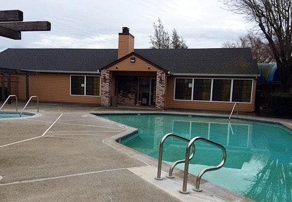 Community pool and hot tub