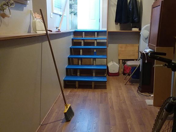 Entry with closet