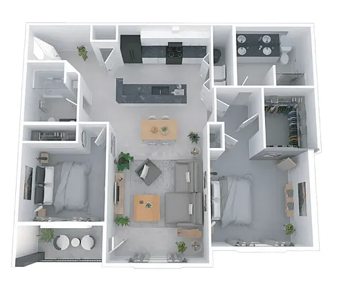 Floor plan 2X2