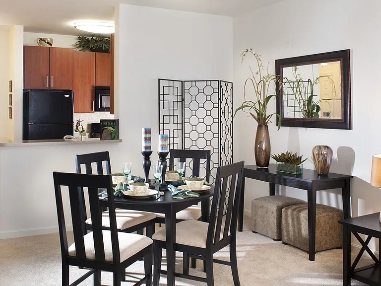 Classic Package II kitchen and dining area