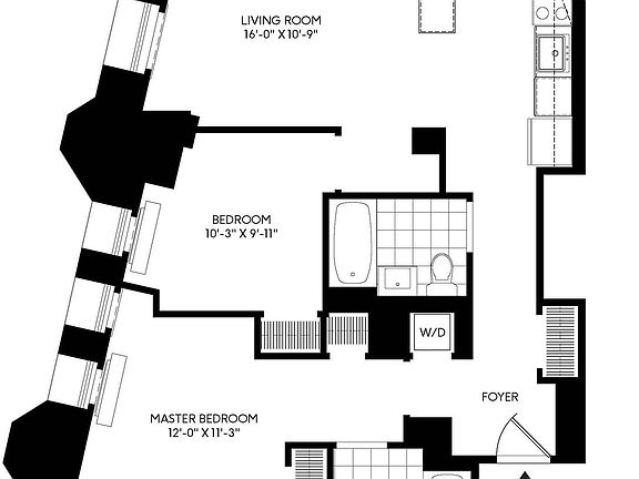 2nd image of 90 West St APT 18N
