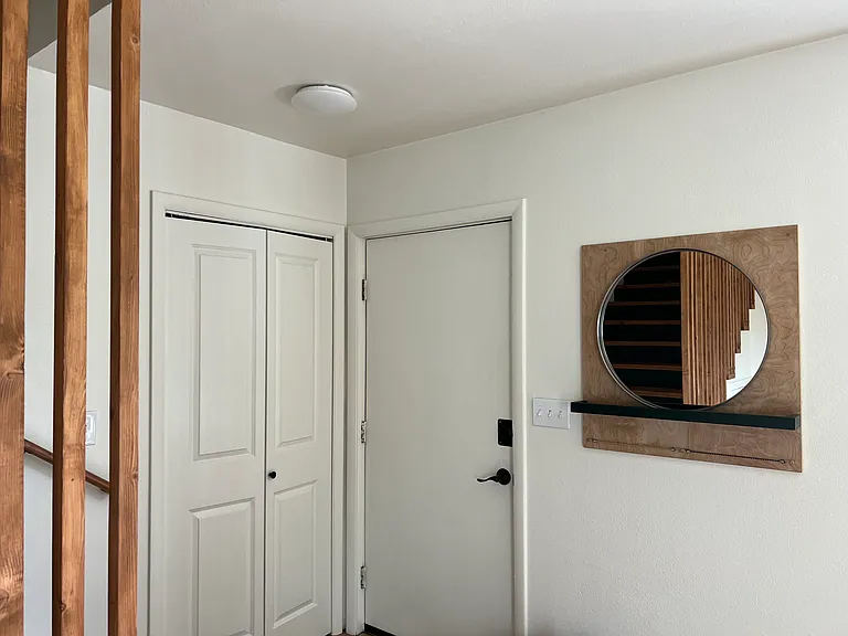 Entry closet by the front door