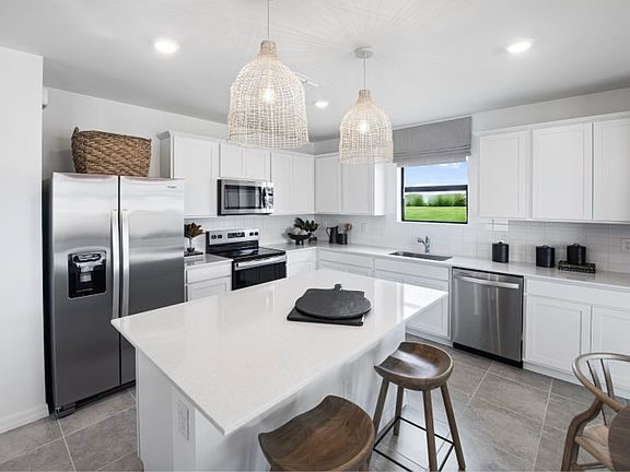 Kitchen with optional move-in ready package