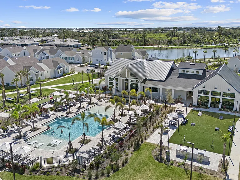 Experience vibrant living in this luxurious community with a beautiful pool and modern amenities.