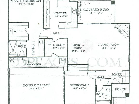 This is the floor plan of the home