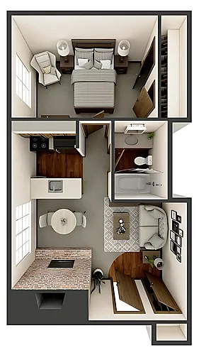 Floor plan Meridian