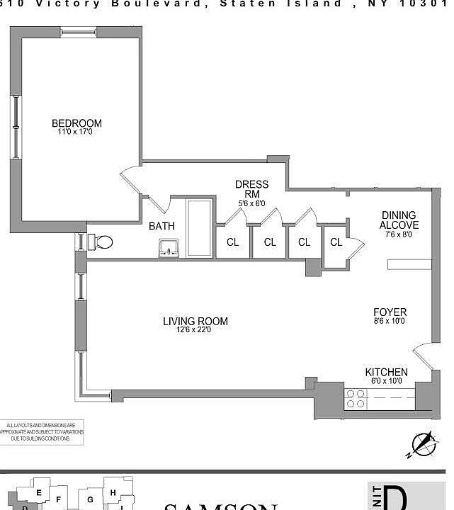 1st image of 610 Victory Blvd APT 2D