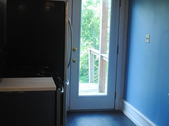 Door to private back deck