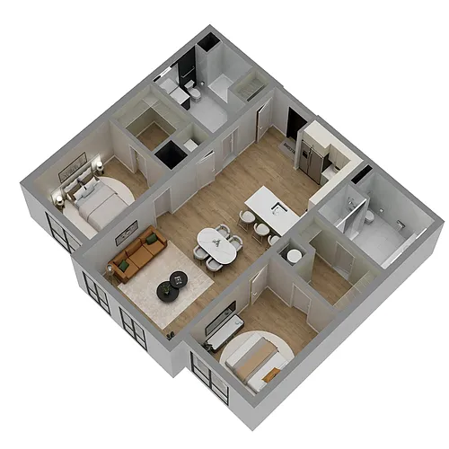 Floor plan B7