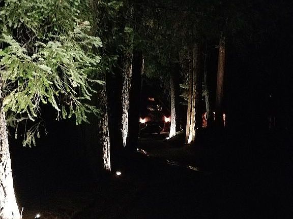 Up lighting on 200ft drivway