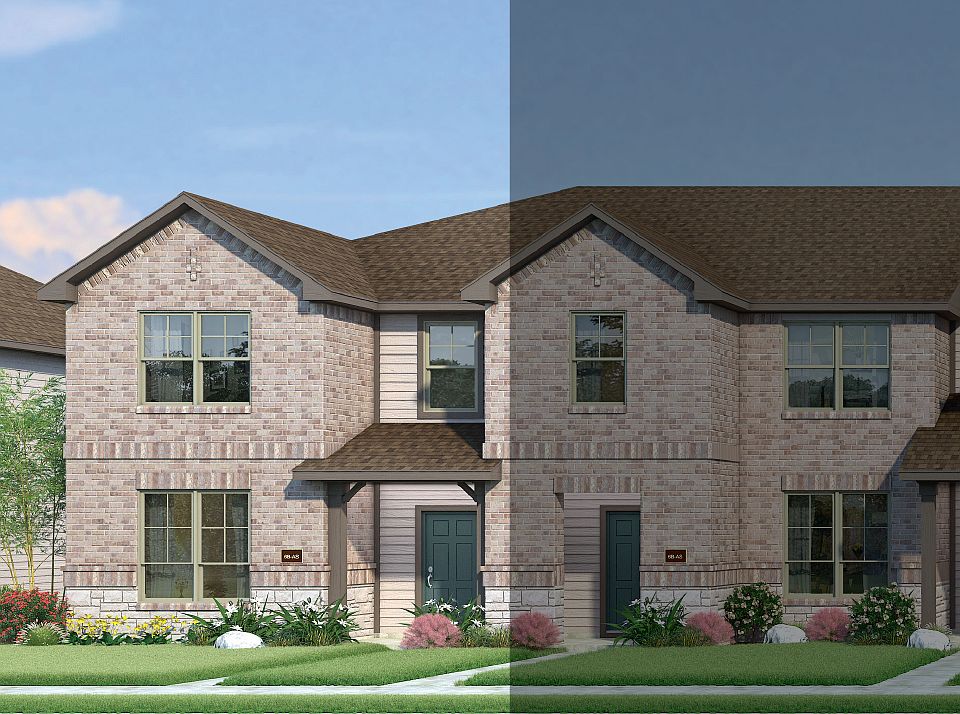 Travis with Elevation 6B Stone Exterior 2023 Townhomes