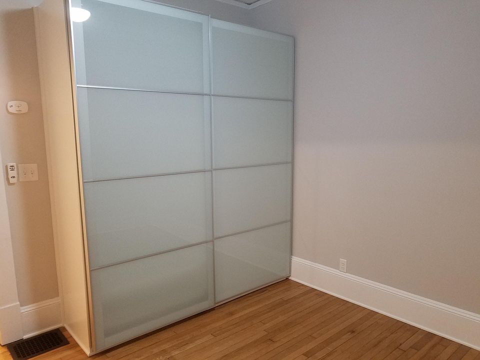 huge double wardrobe closets with rod, shelving, drawers and double shoe rack