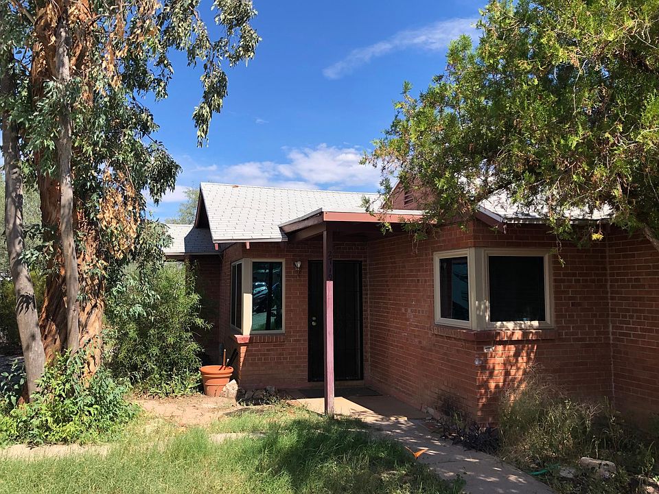 Front yard, front door