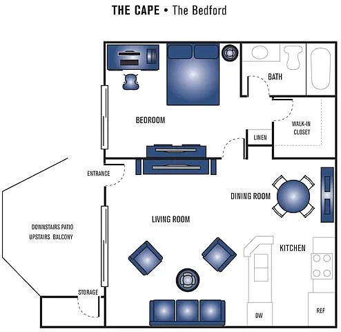 Floor plan The Bedford