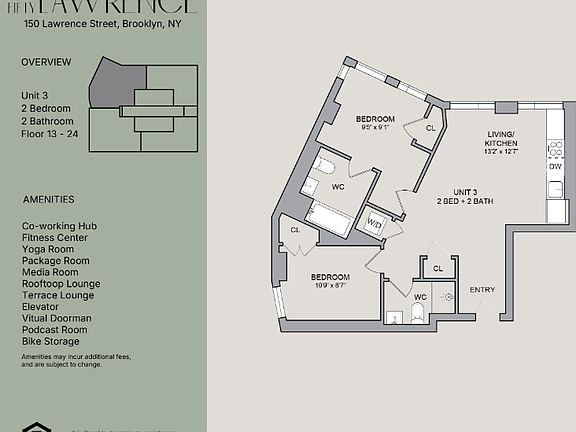 2nd image of 150 Lawrence St #1433
