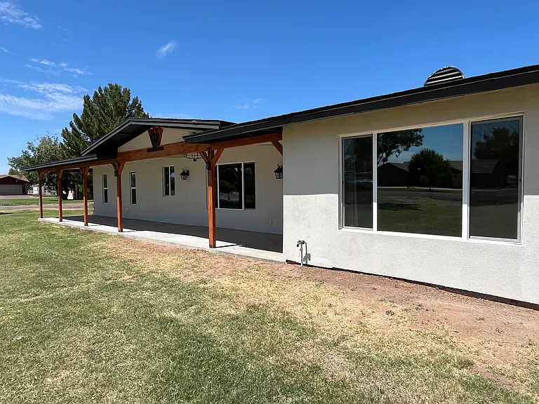 Front View. All new dual pane, energy efficient windows.