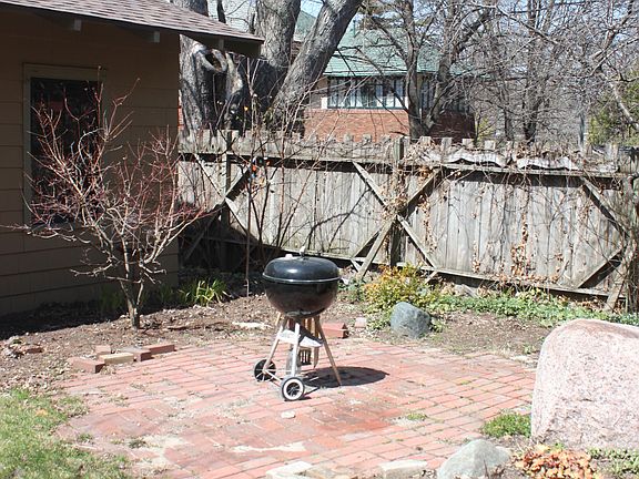 Small patio for grilling
