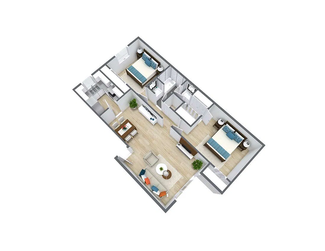 Floor plan 2X1