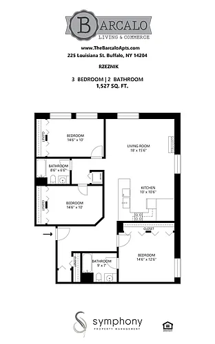 Floor plan Rzeznik: LUXE Apt. Home Plan