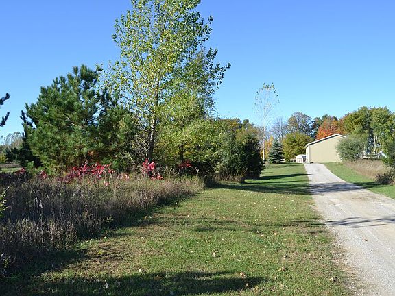 Driveway heading to house
