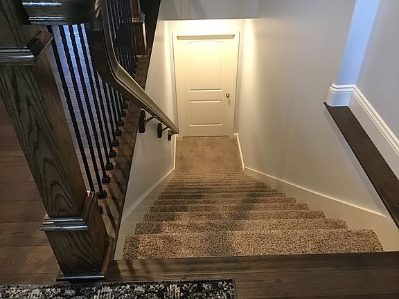 Extra wide stairway 