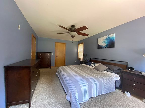 Master bedroom with walk in 