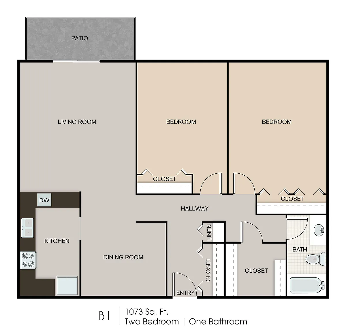Floor plan B1