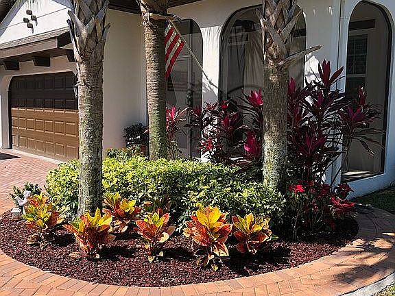 Landscaping Garage View
