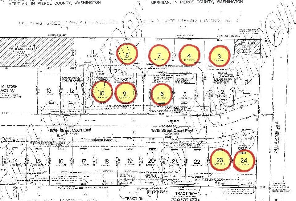 9 Builder Lots - Each $65,000