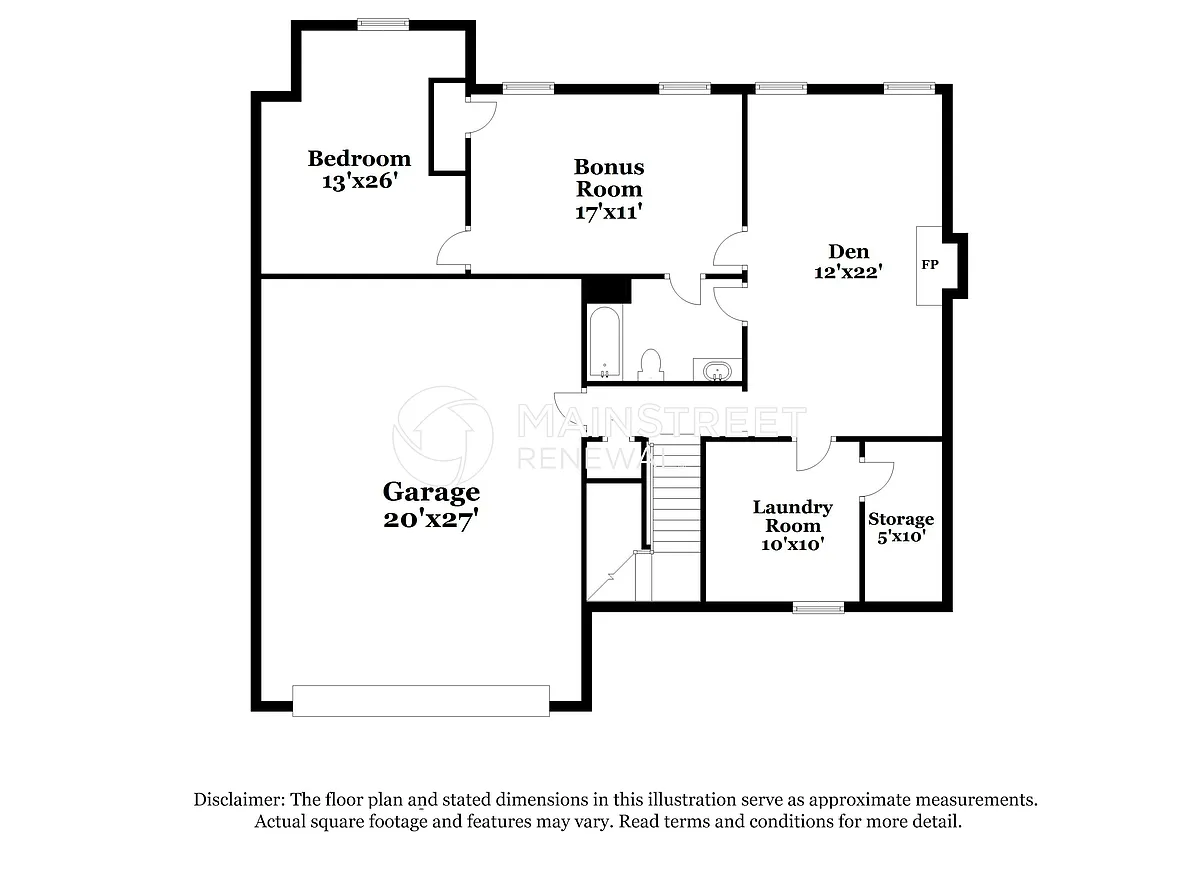 Floor Plan - 5345 Reuben Ct