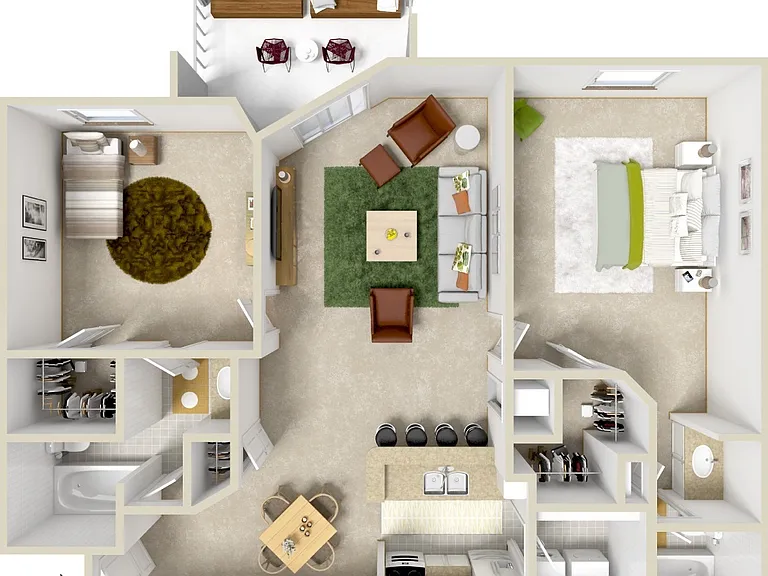 Lakeshore At Altamonte Springs - Bel Lago - 2 Beds - 2 Baths - 1016 Sq. ft.