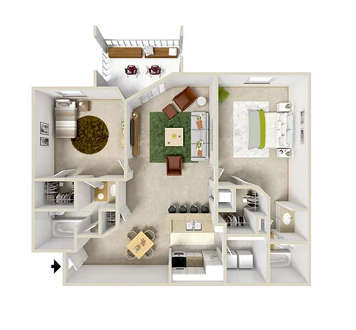 Floor plan Bel Lago