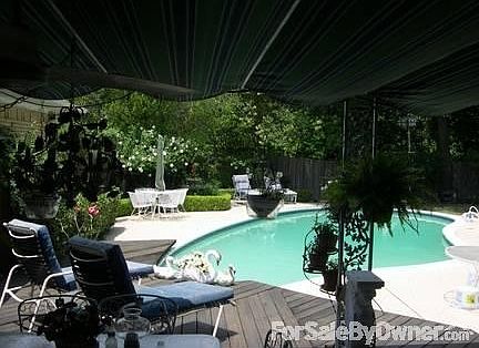 Pool & Patio area
						:
						Very large back yard with privacy fence
