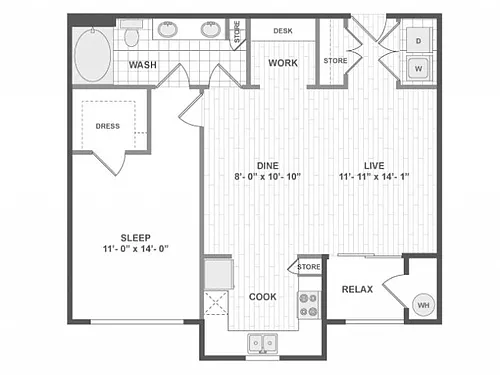 Floor plan A4a