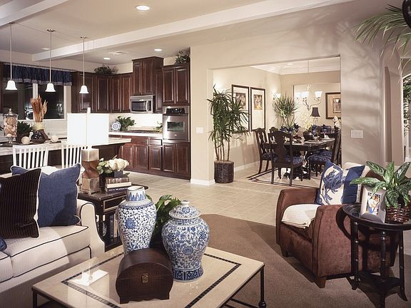 kitchen of model home